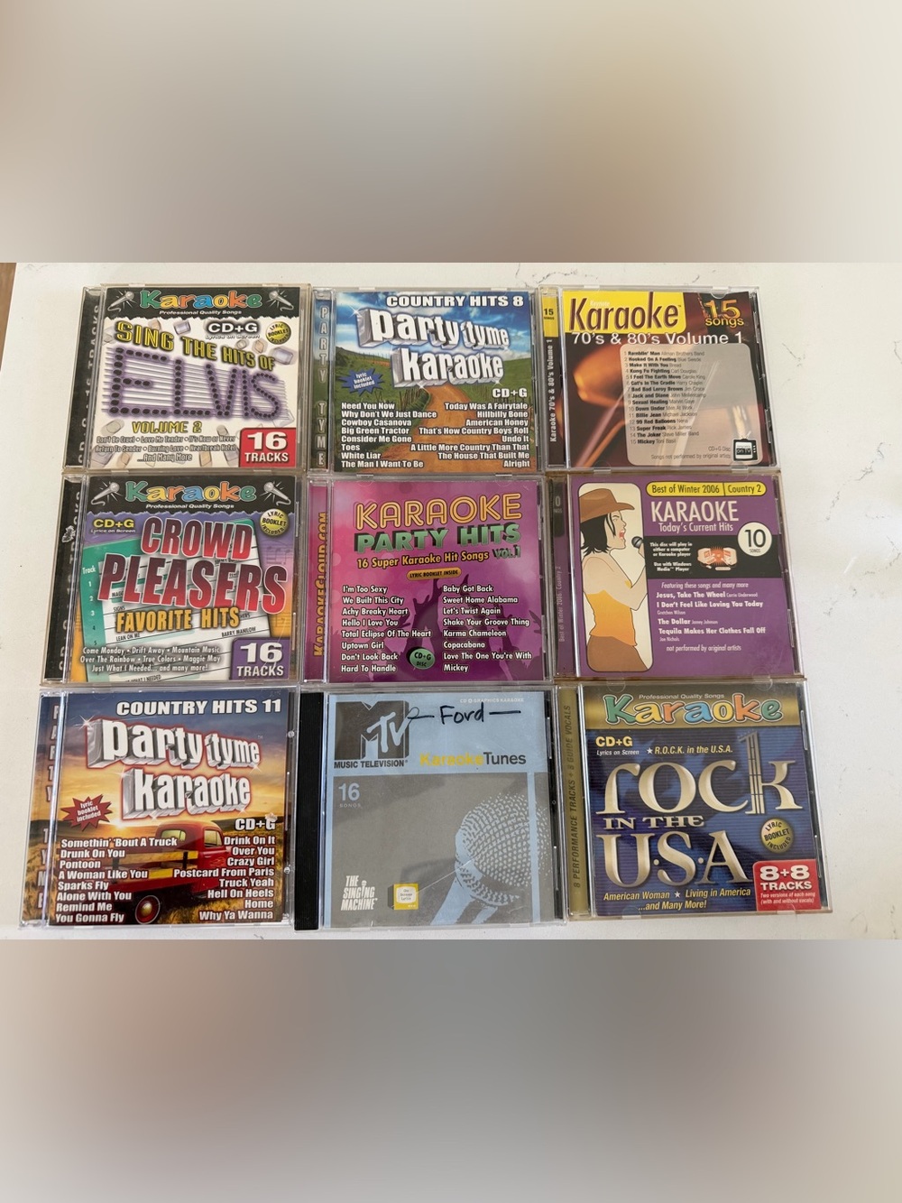 13 Karaoke Party Hits CDs